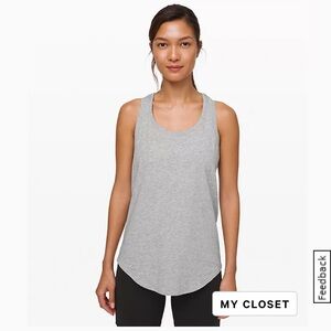Lululemon Love Tank Heathered Core Light